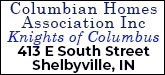 Columbian Homes Association Inc Sponsorship Banner